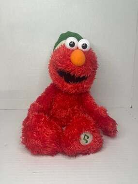Sesame Street Gund Jingle Bell Elmo Animated Christmas Plush